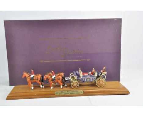 Corgi CC09901 Golden Jubilee State Coach. Assembled and Displayed on a plinth. E to NM. 