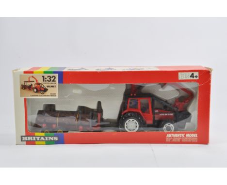 Britains 1/32 Valmet 805 Tractor and Logging Trailer. M in Box.