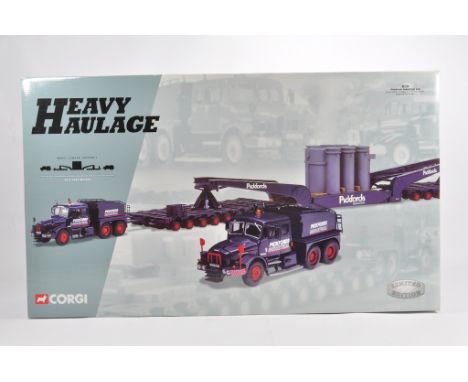 Corgi Classics 1/50 Heavy Haulage Set No. 18005 featuring Scammell Contractor and Load etc in Pickfords Livery. Huge Set! NM 
