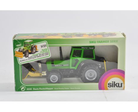 Siku 1/32 Deutz DX6.31 Tractor with Snowplough. M in Box.