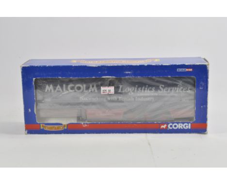 Corgi Diecast Truck Hauliers of Renown Malcolm Logistics Trailer. M in Box.