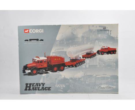 Corgi 31013 Scammell Contractor x 2, Nicolas Trailers plus Load. ALE. Heavy Haulage Set. E to NM in Box.