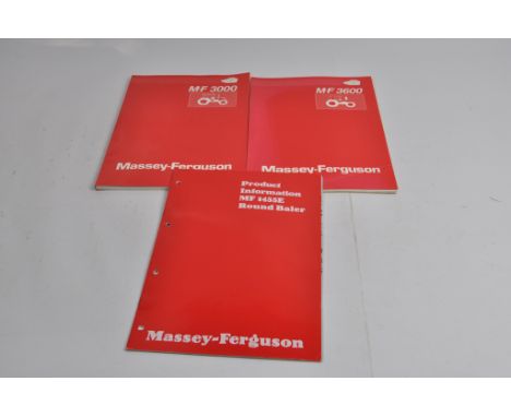 Massey Ferguson Tractor and Machinery Manual trio. (3)