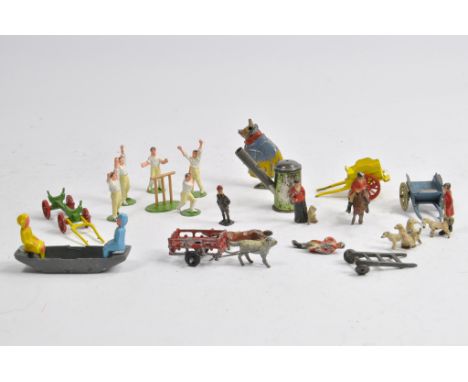 Lead Metal Civilian Figures from Britains Johillco, and others. . Generally F to VG (30+)