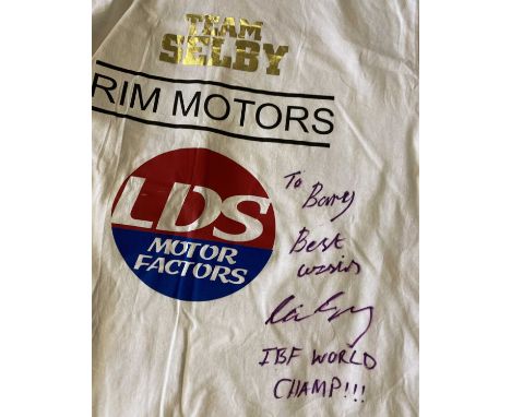 SIGNED SPORTING T-SHIRTS. A collection of approx 28 assorted promotional sporting t-shirts, with many signed. Provenance: Fro