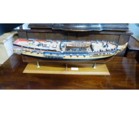 A Scale Model of HMS Diana, 65 cms long