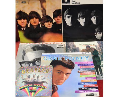 Three Beatles Lps; "Magical Mystery Tour", "Beatles For Sale" and "With The Beatles" mono version , also Gene Pitney, Buddy H