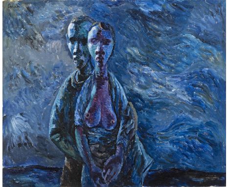 Colin Middleton MBE RHA RUA (1910-1983) The Promised Land (1947) Oil on canvas, 51 x 63.5cm (20 x 25'')  Signed; also signed 