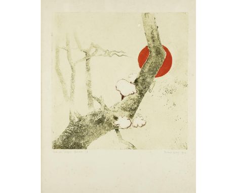 Patrick Hickey RHA (1927-1998)&nbsp;Tree with Fungus - Glencree '79 Etching, 71.8 x 57cm (28&frac14; x 22&frac12;") Signed, i