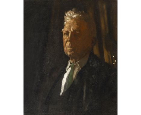 Sir William Orpen RA RHA (1878-1931)  Portrait of a gentleman, head and shoulders (life model from the Dublin School of Art 1