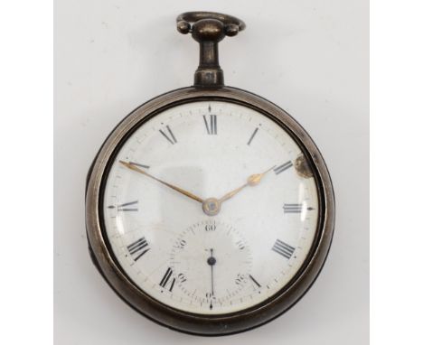 Rob. Wood Jnr, Kent Road, retailed by Richard Lloyd, a silver pair cased fusee pocket watch, London 1810, the movement with d