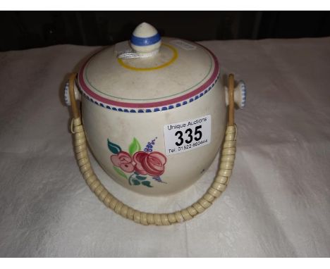 A Poole biscuit barrel