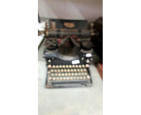 A vintage Royal typewriter, COLLECT ONLY.