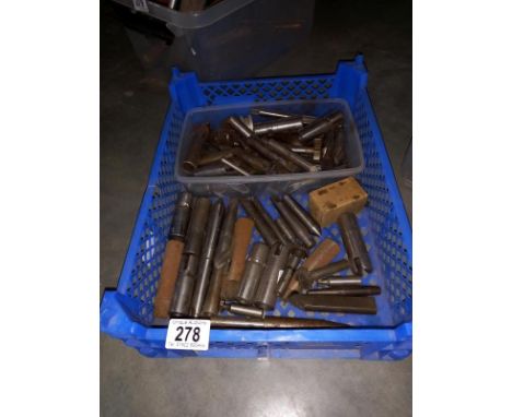 A box of engineer tools (COLLECT ONLY.)