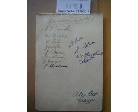 Bobby Moore Signed Football Coaching Manual: An original 36 page Bobby Moore Soccer Schools Coaching Manual with inside back 