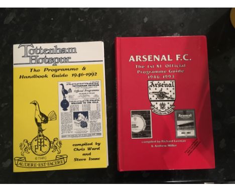 Arsenal + Tottenham Football Programme Guide Books: Collectors who know they exist and traders alike can't be without these b