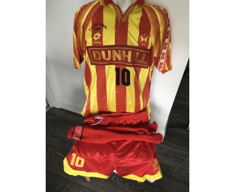 Tony Cottee Selangor Malaysia 1997 Cup Final Shirt: Although Tony spent less than a year in Malaysia he won his first major t