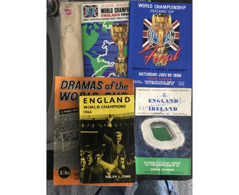 1966 World Cup Final Programme + Memorabilia: An original final programme was stored in original FA envelope and would of bee