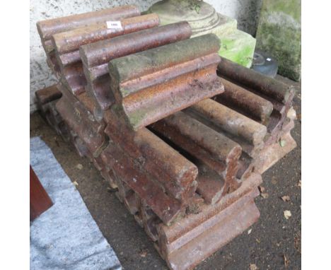 23 glazed ceramic coping tiles (23) Condition Report: Available upon request