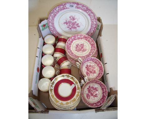 Wedgewood Whitehall W3994 part coffee service and a Paragon part tea service 