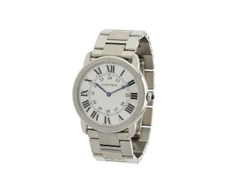 Cartier, Ronde Solo, Ref. 2934, Stainless steel bracelet watch, circa 2010Movement: Cal. 115A, quartz, 7 jewelsCase: Stainles