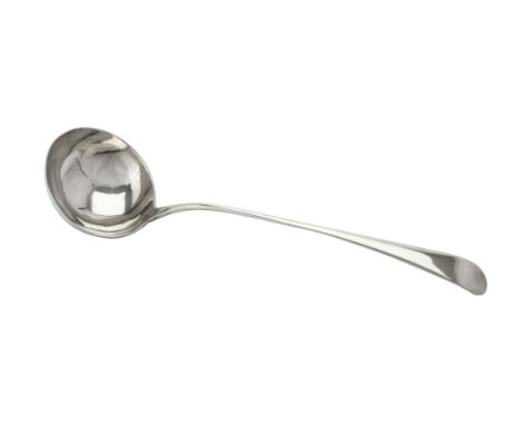 A George III old English pattern soup ladle by Thomas Eustace, Exeter 1806, 32cm (12 1/2in) long, 136g (4.35 oz)Condition Rep
