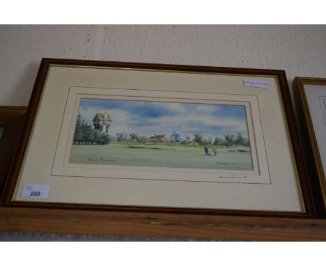 DENIS PARRETT, 'THORPENESS' COLOURED PRINT, F/G