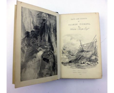 Scrope W. : Days and Nights Salmon Fishing, 1885. 3rd. Ed. 8vo. Fine recent qtr. binding. Lithograph frontis, title page and 