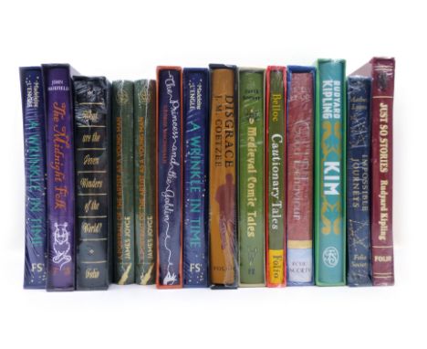 Folio Society : Joyce : Portrait of the Artist as a Young Man (2); L'Engle : Wrinkle in Time (2); Macdonald : Princess and th