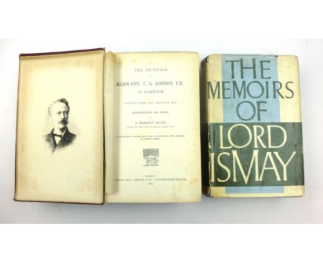 The Memoirs of General The Lord Ismay, 1960. 8vo. Hb + Dj. Scarce signed copy - "For Pamela with so much love from Pug." Toge