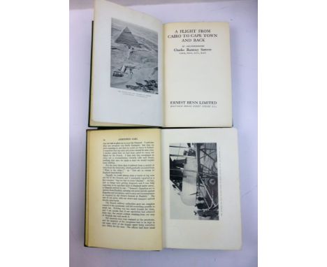 Samson C. : A Flight From Cairo to Cape Town and Back, 1931. 1st. Ed. 8vo. Hb. Text, Photo plates & Folding map. Very scarce.