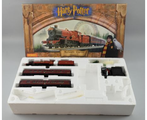 Hornby 'OO' gauge Harry Potter, Hogwarts Express Train set, boxed but incomplete and a Hornby  Thomas the Tank engine and fr