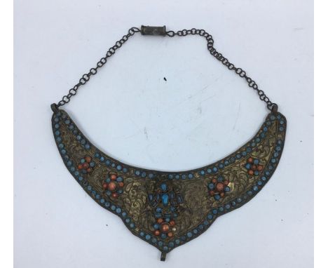 A Sino-Tibetan white metal item,&nbsp;