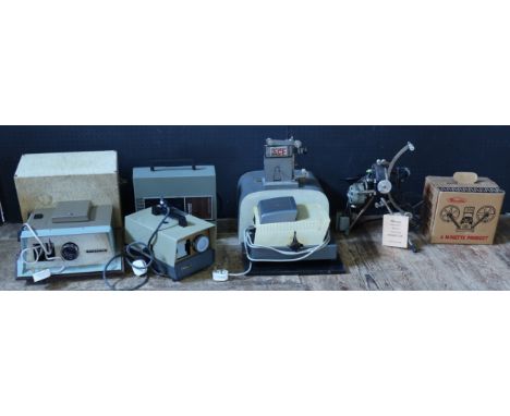 A Selection of Projectors including a Pathescope Princess 9.5mm (with leaflet), Pathescope Ace 9.5mm, BRAUN Paximat-S, argus 