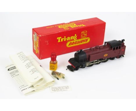 A Rare Tri-ang OO Gauge R. 56 4-6-4 Baltic Tank Transcontinental Loco Maroon Livery 4830, excellent in box with manuals 