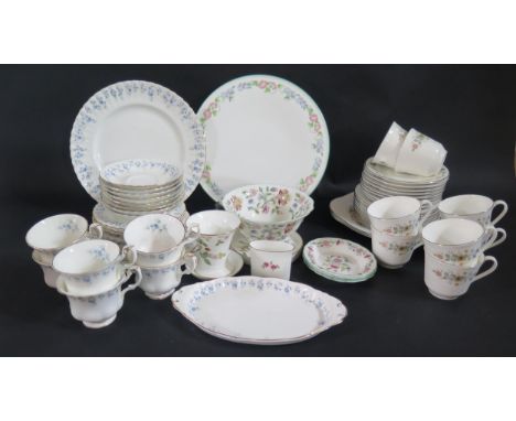 A Selection of Tea Ware, etc., including Royal Albert 'Memory Lane', Royal Doulton 'Pastorale', Minton 'Haddon Hall', Royal W