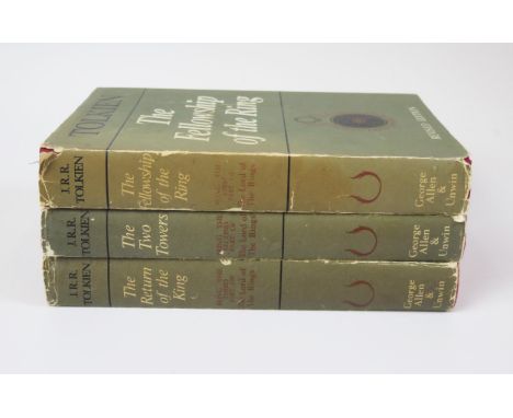 J.R.R. Tolkein, Complete Set of Lord of The Rings (three volumes), Second Edition, Forth Impression 1969, George Allen  &amp;