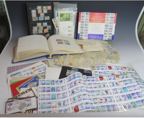 A Collection of Stamps including Great Britian Special Stamps album and contents, other mint and used including sheets and Fi