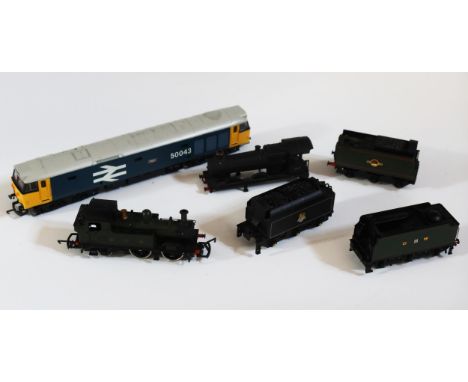 A Selection of OO Gauge Trains and Tenders Including Lima BR Eagle Class 50 Diesel, Dapol GWR Loco, Bachmann BR Tender, Hornb