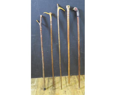 A Selection of Walking Stick / Canes 