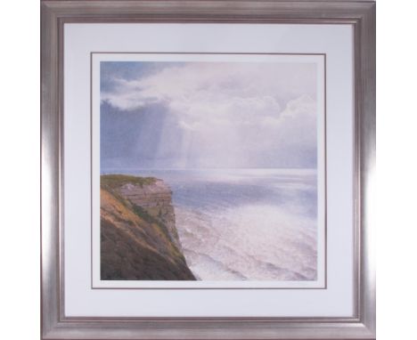 Sarah Gillespie, 'Letting Go' signed limited edition print 6/95, 70cm x 70cm, framed and glazed.Click for more information on