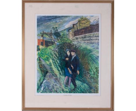 Carel Weight RA (1908-1997) 'Garden Of Eden' print, signed, 54cm x 43cm, framed and glazed.
