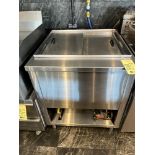 Table Vapeur 2-Portes, en Acier Inox. 30'' x 30''