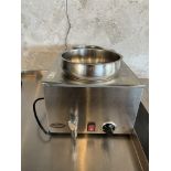Réchaud Électrique GENERAL COOKING, Acier inox. Mod: GFW-100D, avec Drain