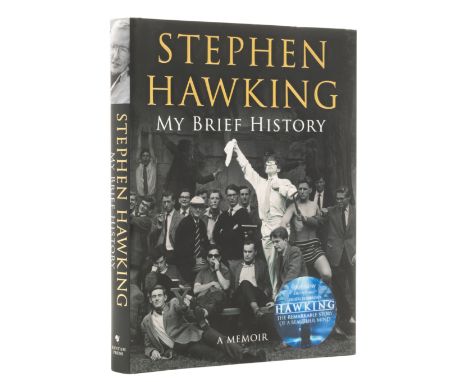 Hawking (Stephen) My Brief History. A Memoir, first edition, signed with author's right thumb-print and with ink stamp readin