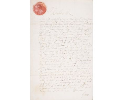 Charles&nbsp;II (King of England, Scotland, and Ireland, 1630-85) Order to create a commission made up of Prince Rupert, Lord