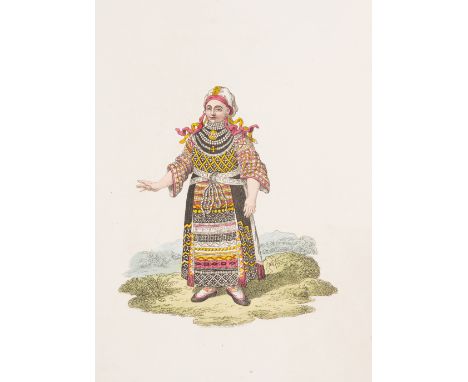 Russia.- Harding (Edward) Costume of the Russian Empire,&nbsp;additional hand-coloured engraved title and 72 hand-coloured pl