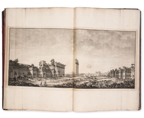 Middle East.- Wood (Robert) The Ruins of Balbec, otherwise Heliopolis in Coelosyria, first edition, 47 engraved plates &amp; 
