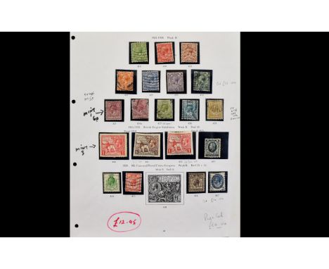 A Good Collection of George V Stamps. Comprises 1/ 9th Universal 1929 Postal Union Congress London. 2/ 1924 - 1925 British Em