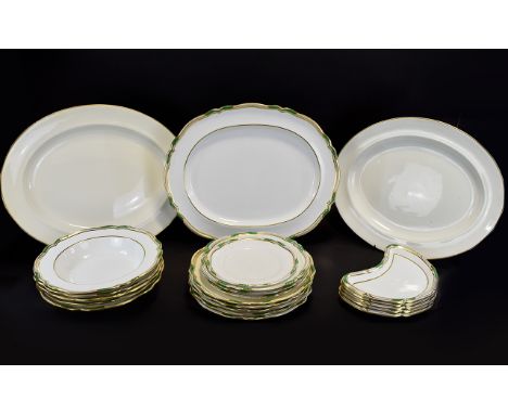 Spode Copelands/ Soane & Smith China Serveware Twenty two pieces in total to include dinner plates, large serving platters, s